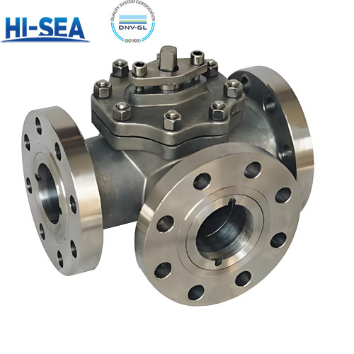 Marine Three-Way Ball Valve